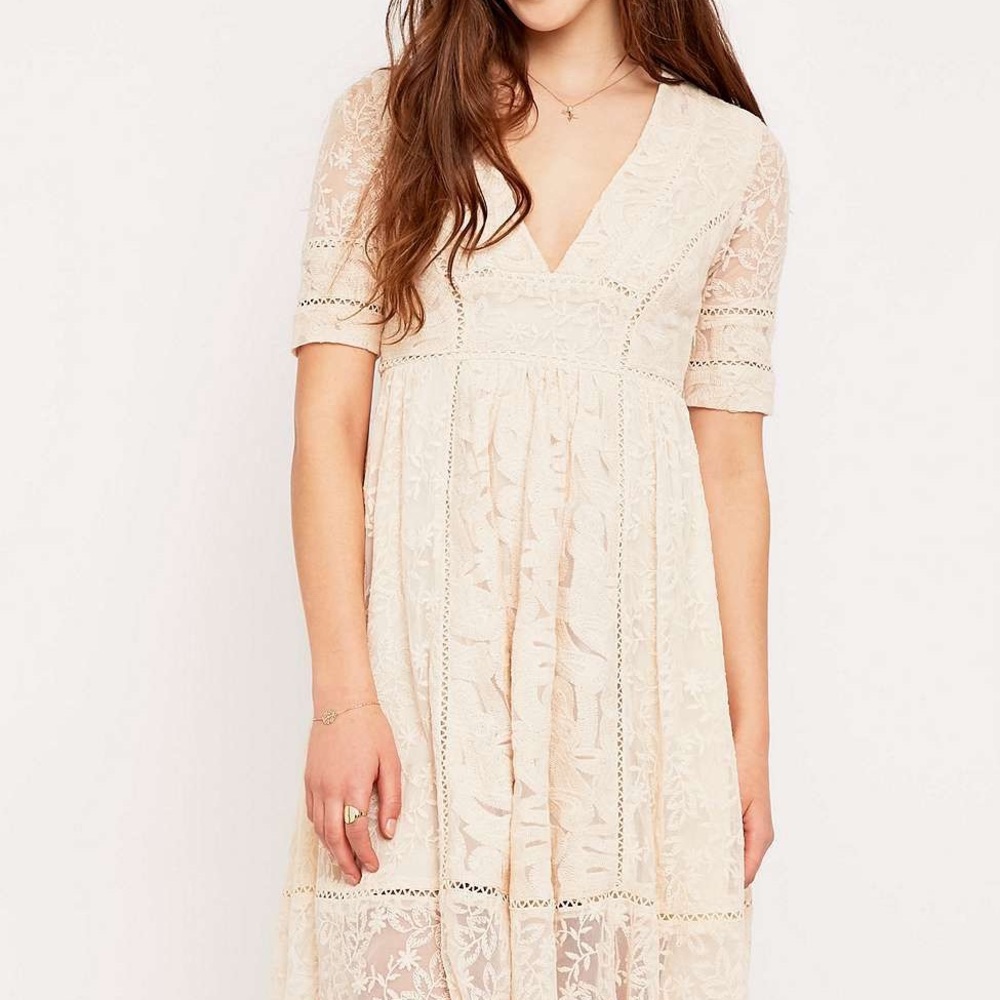 NWT Free People lace midi dress